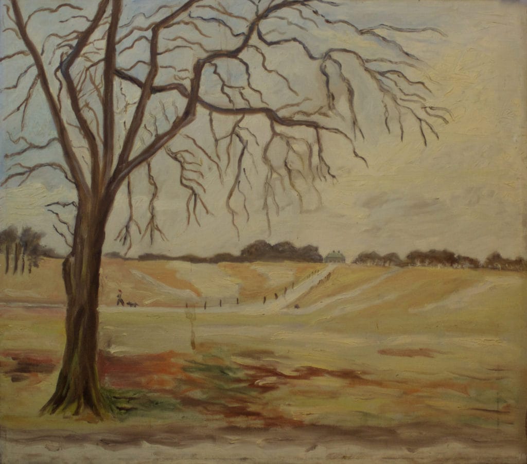 Dyrehaven. Eremitagesletten malet af Lyngbymaleren Anker Legaard - 108