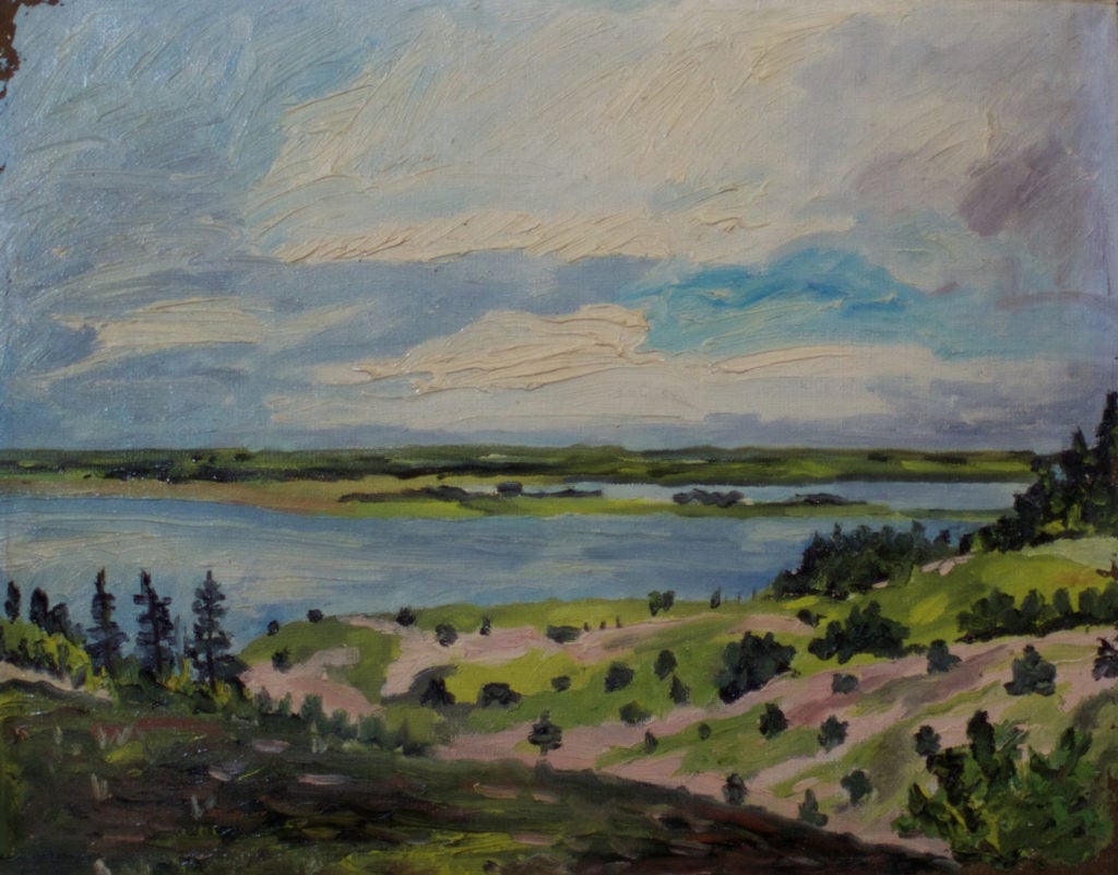 Limfjorden, Thy, af Lyngbymaleren Anker Legaard - 99