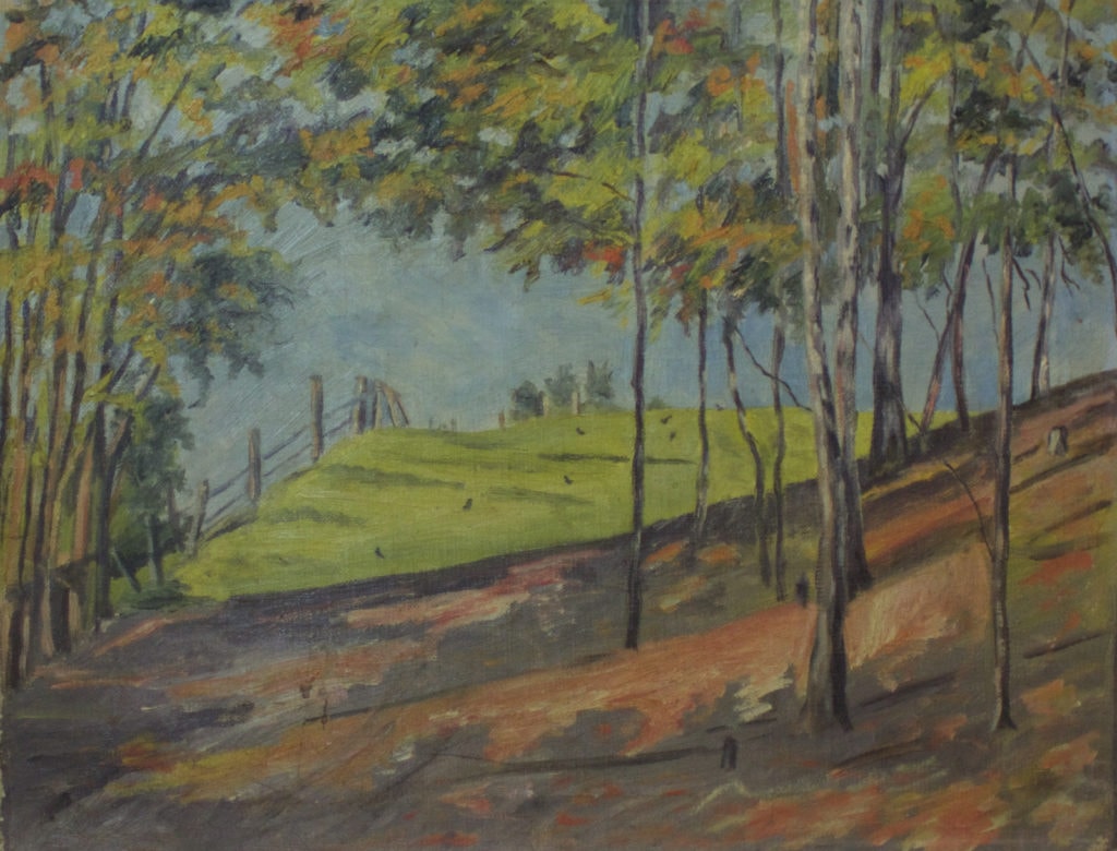 Thy, Nordjylland. Malet af Lyngbymaleren Anker Legaard - 83