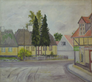 Bondebyen i 1960erne. Malet af Lyngbymaleren Anker Legaard - 26