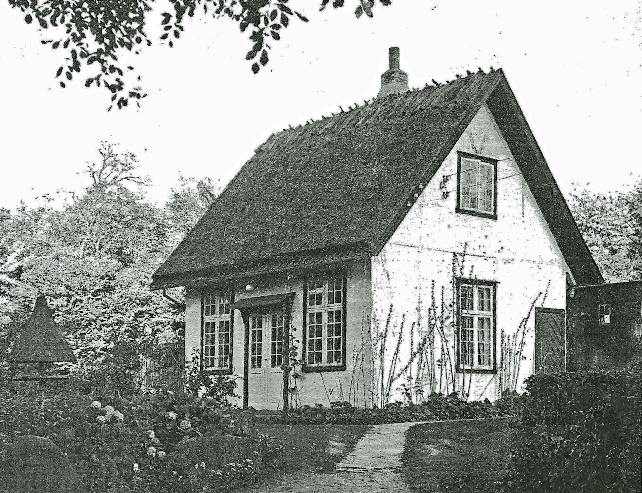 Musikhuset, opført 1809 for koncertmester Claus Schall. Foto: H.H. Engquist.